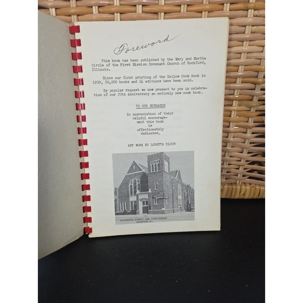 First Mission Covenant Church Cookbook Rockford, Illinois‎ 1959 Mary And Martha